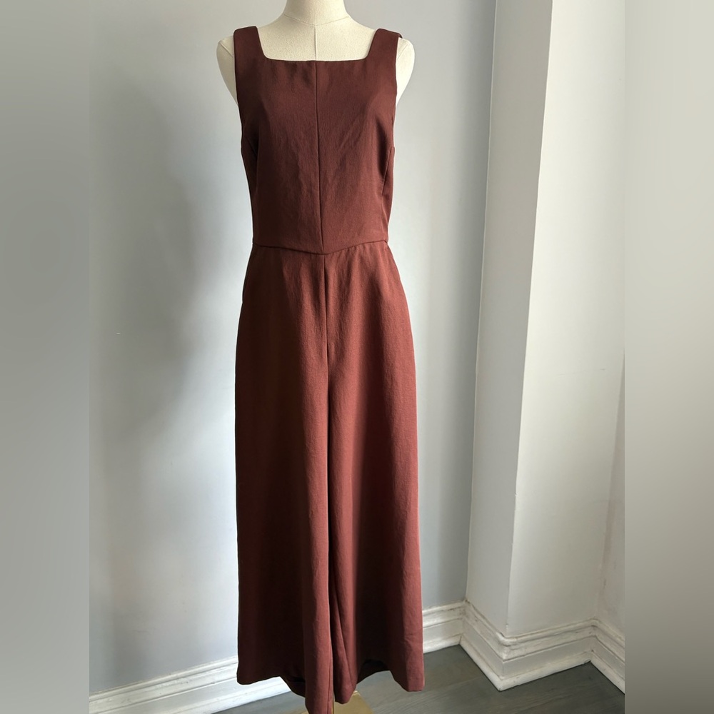 Aritzia Sleeveless Wide-Leg Jumpsuit